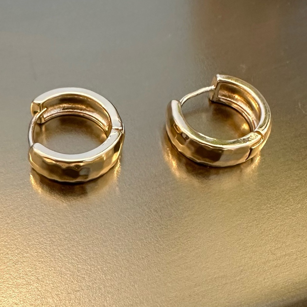 2/$30 NEW Anthro Boho Style Hoop Huggie Earrings - Picture 5 of 6